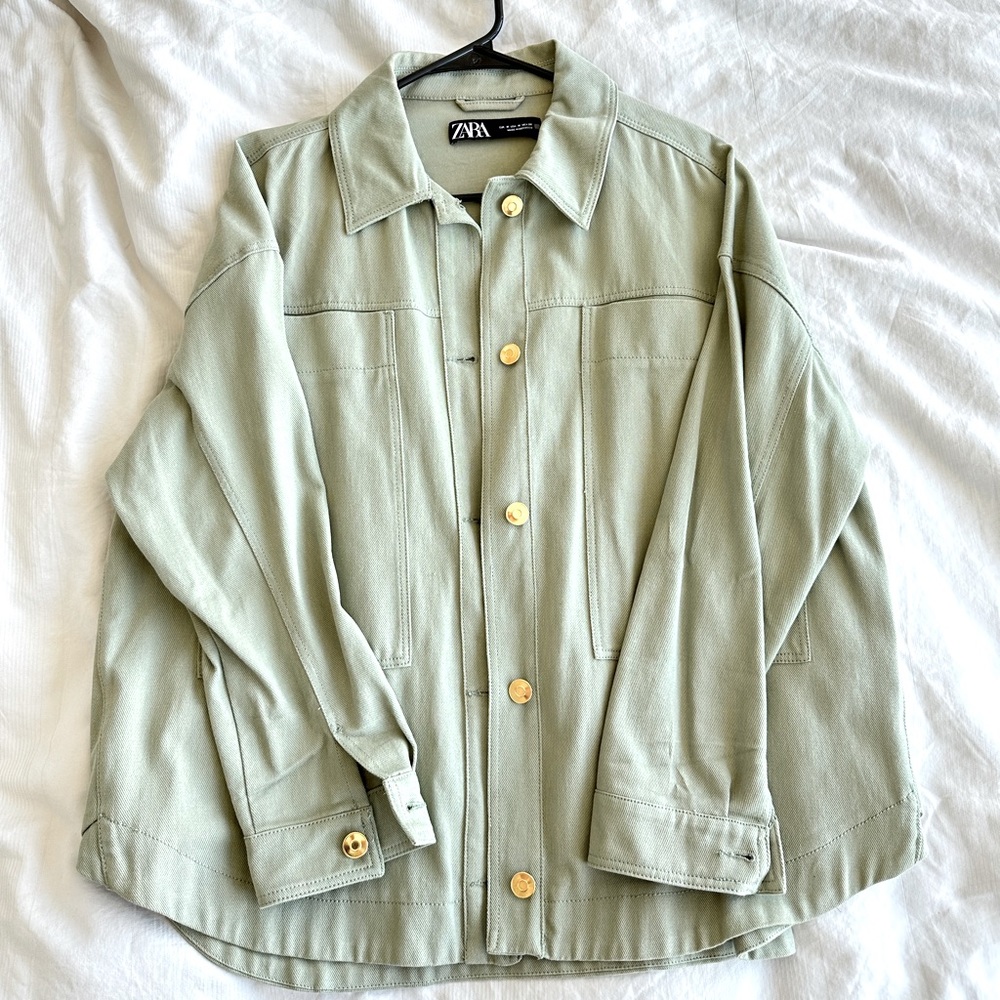 Zara shirt jacket